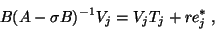 \begin{displaymath}
B(A-\sigma B)^{-1}V_j=V_{j}T_{j}+re_j^{\ast}\;,
\end{displaymath}