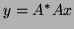 $y=A^*Ax$