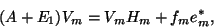 \begin{displaymath}
(A + E_1) V_m = V_m H_m + f_m e_m^*,
\end{displaymath}