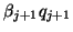 $\displaystyle \beta_{j+1} q_{j+1}$