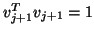 $v_{j+1}^T v_{j+1}=1$