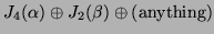 $J_4(\alpha) \oplus J_2(\beta) \oplus \mbox{(anything)}$