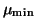 $\mu_{\min}$